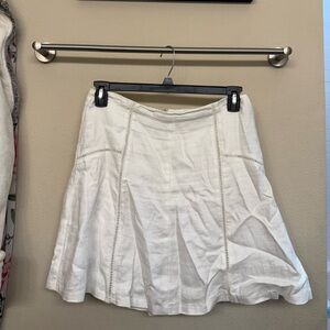 🎉🎉LOFT Cream A-Line Skirt